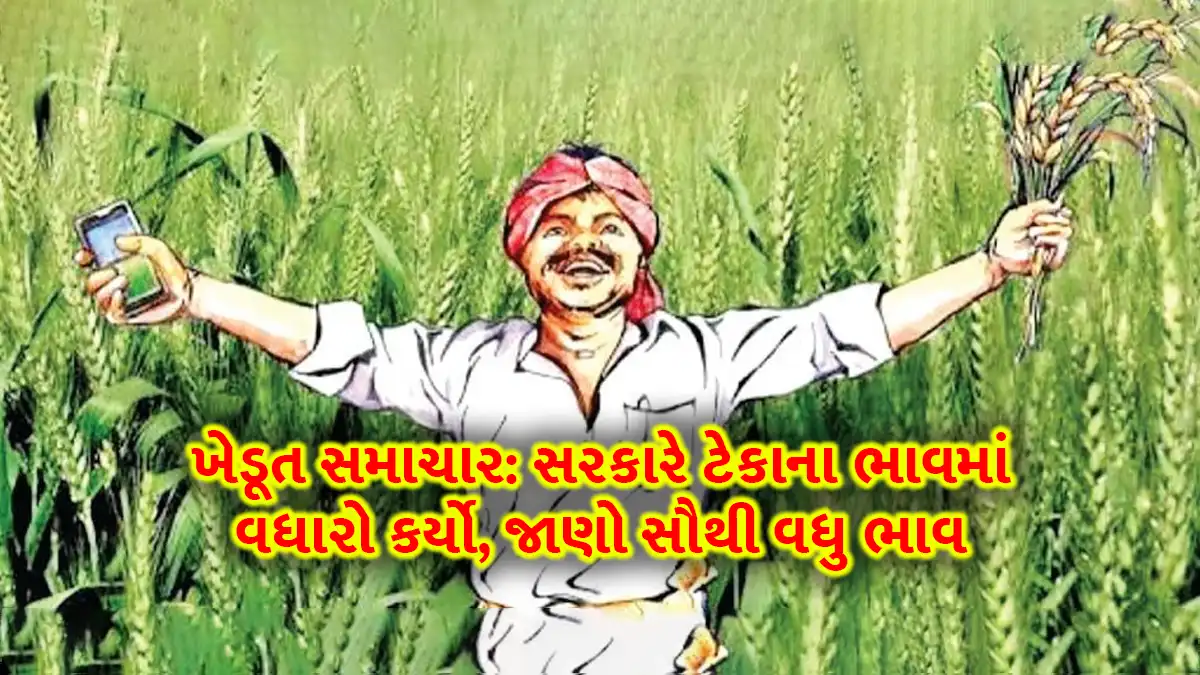Central govt increased tekana bhav of Kharif crops