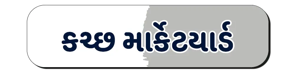 Kutch Marketing yard | કચ્છ માર્કેટ યાર્ડ ભાવ