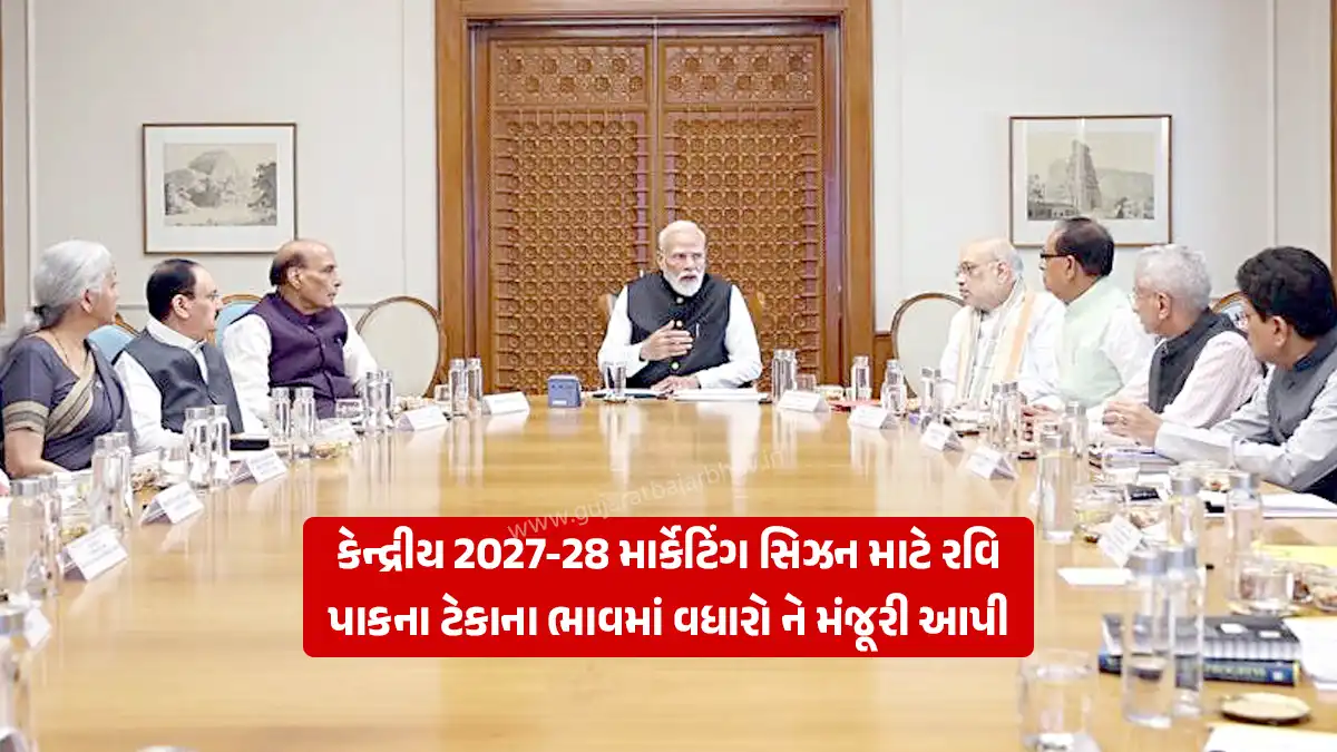 Union Cabinet approves hike in Minimum Support Price (MSP) for Rabi crops for the 2027-28 marketing season